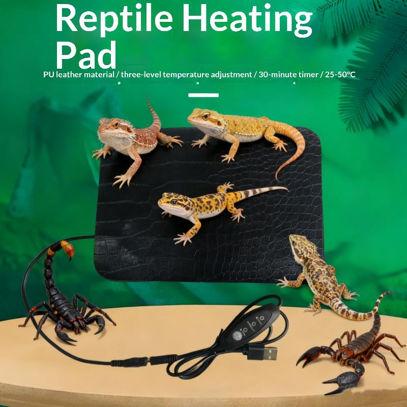 Reptile Heating Mat - Tappetino termico per rettili impermeabile per