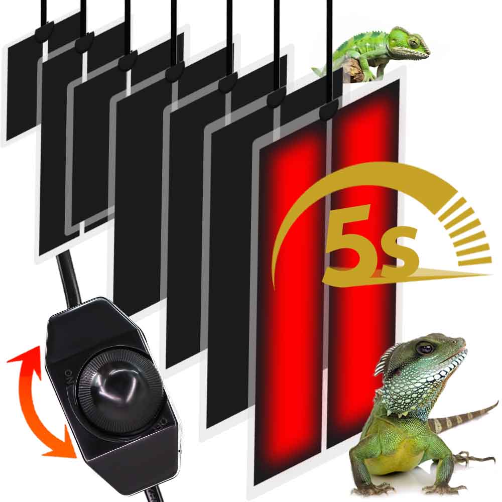 Reptile Heating Mat - 35W-5W Semi Piantine Riscaldamento per piante