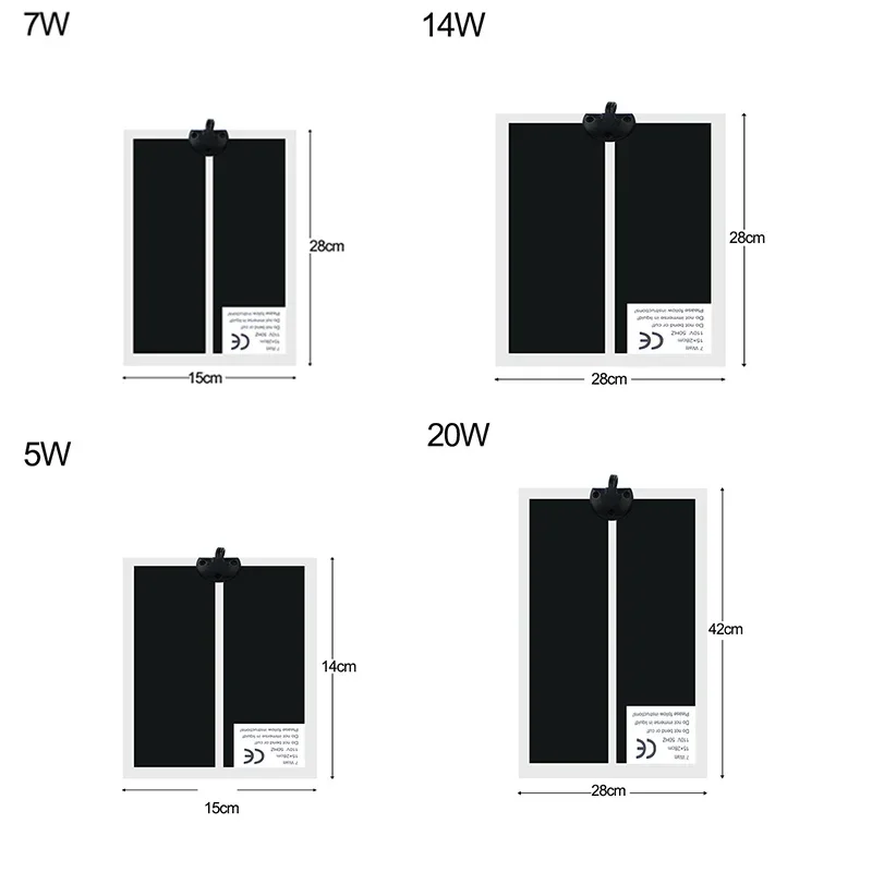 Reptile Heating Mat - 5W/14W/20W Pet Riscaldamento Pad Rettile Coperta