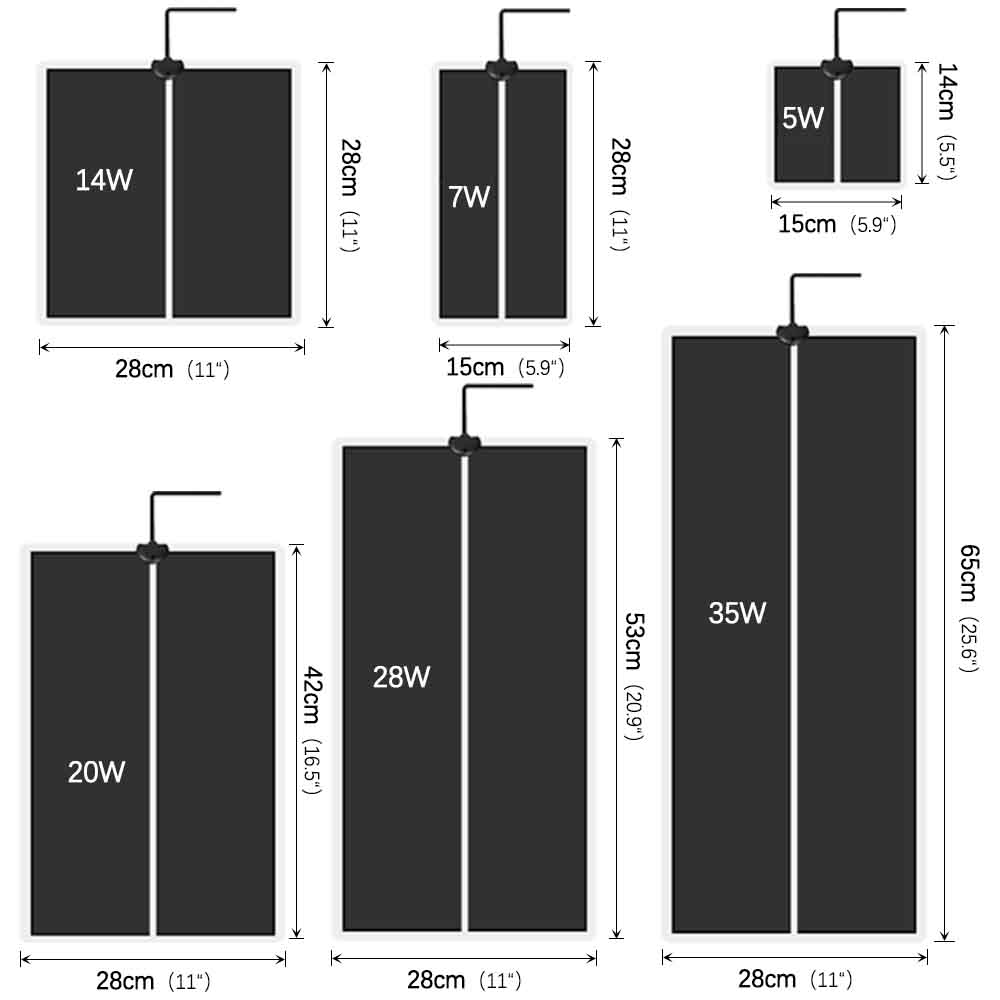 35W-5W Semi Piantine Riscaldam - Reptile Heating Mat recensione e prezzo
