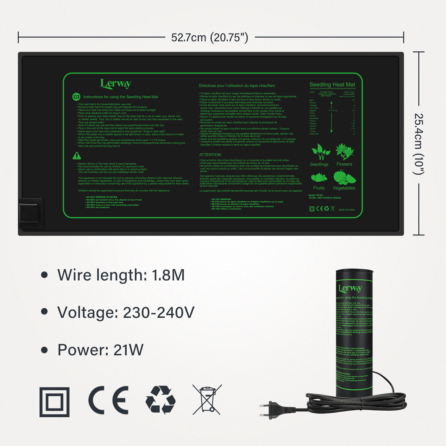 LERWAY Tappetino riscaldante p - Reptile Heating Mat recensione e prezzo