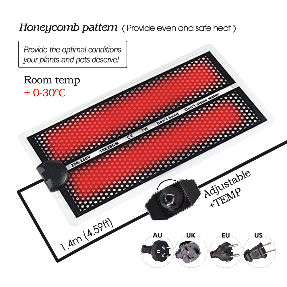 Tappetino riscaldante per pian - Reptile Heating Mat recensione e prezzo